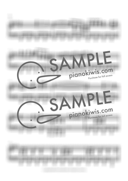 악보 > 푸른 산호초 (青い珊瑚礁) - 마츠다 세이코 by 오늘피아노 악보 이미지-1