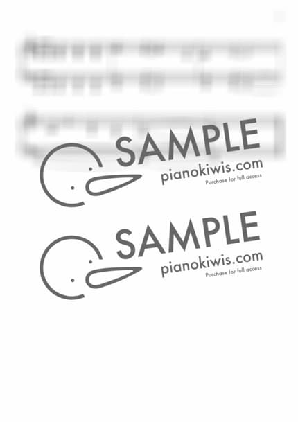 악보 > 세상이 끝날 때까지는 (世界が終るまでは…) / 슬램덩크 OST - WANDS · 슬램덩크 OST by 제이오 악보 이미지-4