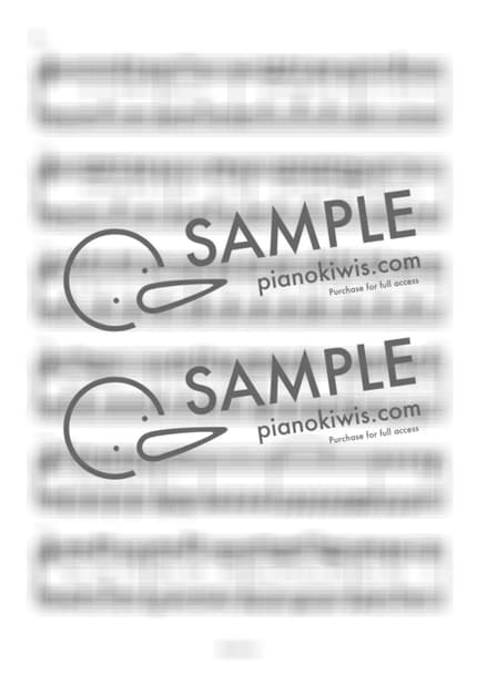 악보 > Sparkle / 다장조 - RADWIMPS · 너의 이름은 OST by 라니스코어 악보 이미지-3