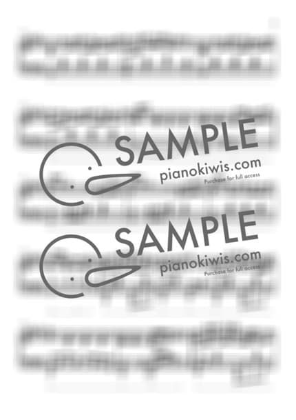 Score > Kawaranai Mono / Advanced - Oku Hanako · The Girl Who Leapt Through Time OST by PianoKiwis Sheet music image-2