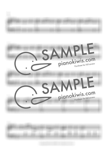 악보 > 이토모리 고교 (糸守高校) - RADWIMPS · 너의 이름은 OST by 오늘피아노 악보 이미지-1