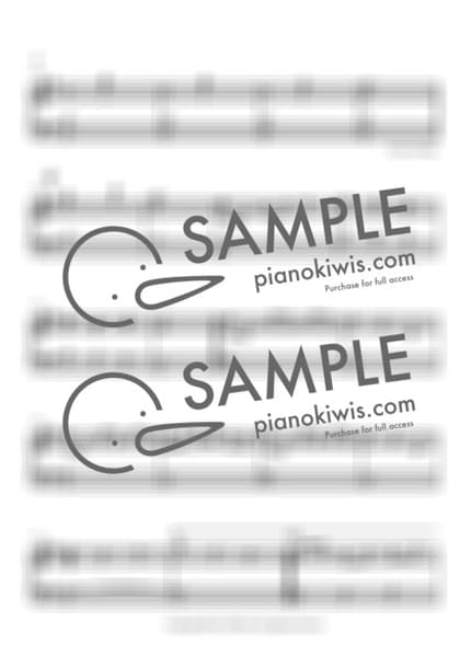 Score > Koibitotachino Warutsu - Seiji Kameda · Even If This Love Disappears from the World Tonight OST by 오늘피아노 Sheet music image-3