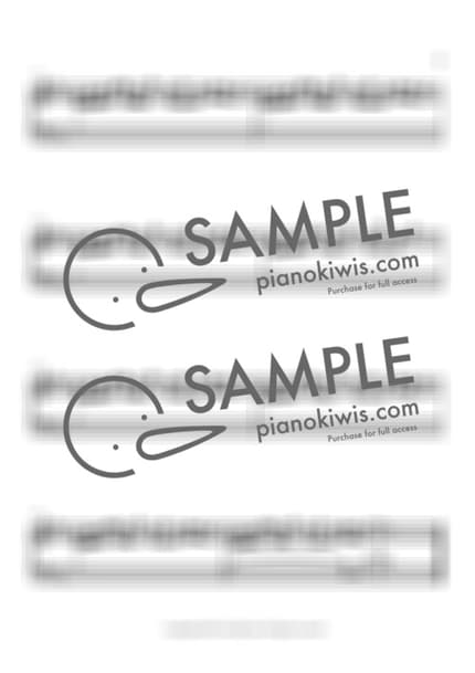 Score > Saving Hina - RADWIMPS · Weathering With You OST by 오늘피아노 Sheet music image-2