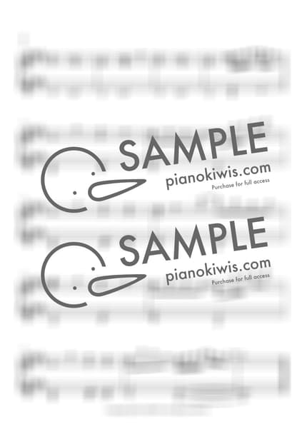 Score > Kokuhaku. - Seiji Kameda · Even If This Love Disappears from the World Tonight OST by 오늘피아노 Sheet music image-1