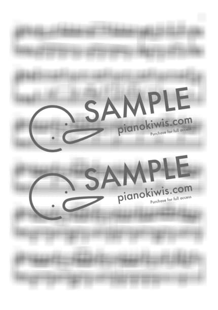 악보 > 악마의 아이 (悪魔の子) - 히구치 아이 · 진격의 거인 ED by 피아노키위즈 악보 이미지-2