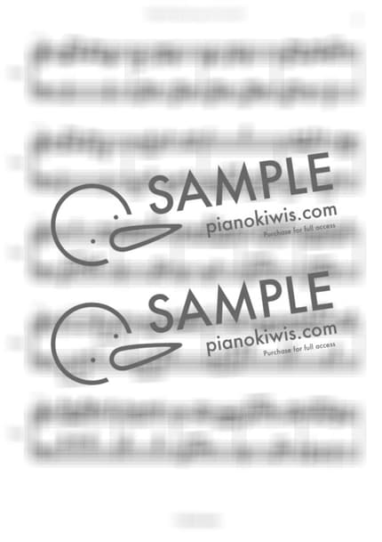 악보 > 벼랑 위의 포뇨 (崖の上のポニョ) / 중급, 감성피아노 - 히사이시 조 · 벼랑 위의 포뇨 OST by 윰탁스튜디오 악보 이미지-2