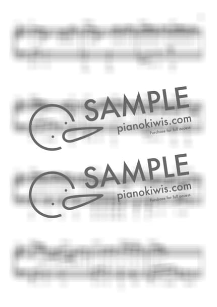 Score > Coming Of Age Story / Intermediate - LEE MU JIN by My Favorite Piano Sheet music image-2