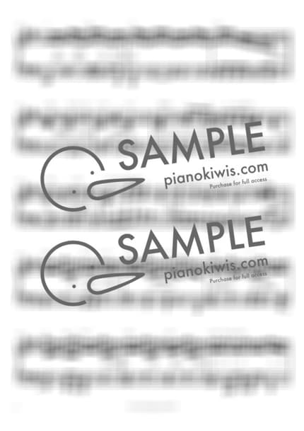 Score > Left-Right Confusion / 피아노 반주 - Yorushika · Even If This Love Disappears from the World Tonight OST by 피아노정류장 Sheet music image-3