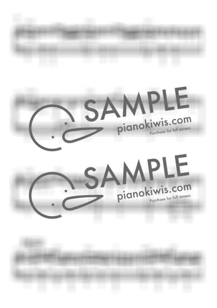 Score > Kawaranai Mono / Intermediate - Oku Hanako · The Girl Who Leapt Through Time OST by My Favorite Piano Sheet music image-1