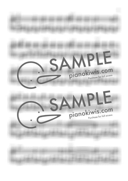 악보 > 세계의 약속 (世界の約束) / 중급 악보 - 기무라 유미 · 하울의 움직이는 성 by My Favorite Piano 악보 이미지-4