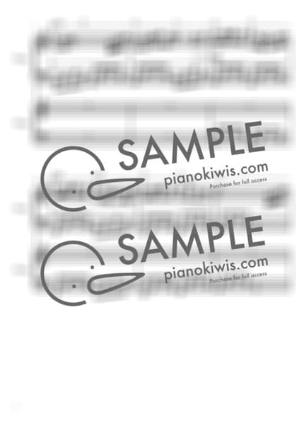 악보 > Summer / 다장조 4 hands - 히사이시 조 · 기쿠지로의 여름 OST by My Favorite Piano 악보 이미지-1