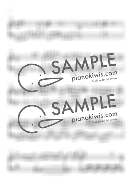 악보 > 어느 여름날 (あの夏へ) / 어려운 악보 - 히사이시 조 · 센과 치히로의 행방불명 OST by 피아노키위즈 악보 이미지-1