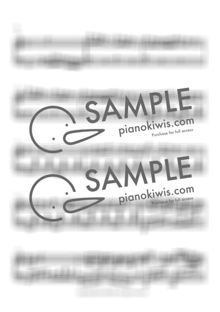 Score > Cat me if you can - RADWIMPS · Suzume OST by 오늘피아노 Sheet music image-1