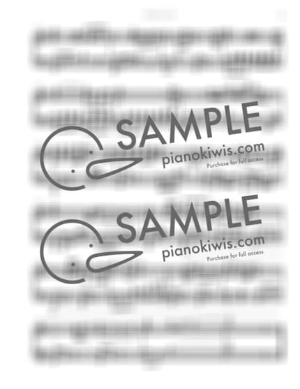 악보 > 카마도 탄지로의 노래 (竈門炭治郎のうた) / 편곡 Ver. - 시이나 고 · 귀멸의 칼날 OST by Aost 악보 이미지-2