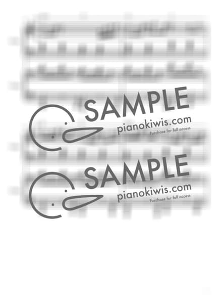 악보 > Summer / 다장조 4 hands - 히사이시 조 · 기쿠지로의 여름 OST by My Favorite Piano 악보 이미지-6