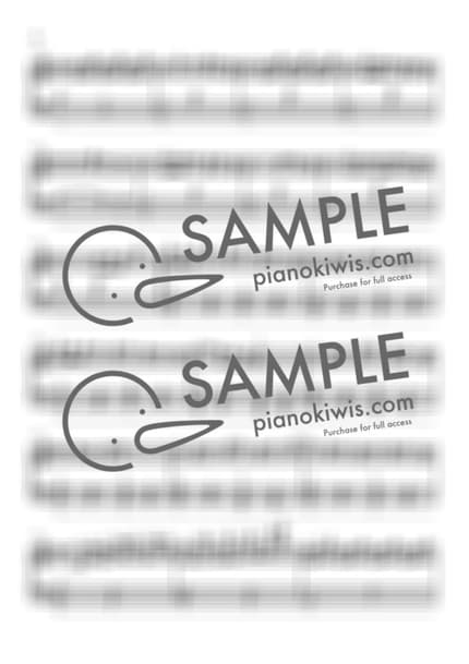 악보 > Sparkle / 초급 - RADWIMPS · 너의 이름은 OST by 피아노키위즈 악보 이미지-1