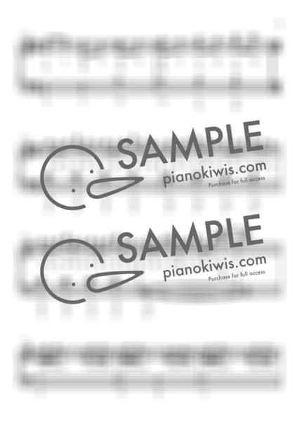 악보 > 미츠하 테마 (三葉のテーマ) / 원곡 계이름 악보 - RADWIMPS · 너의 이름은 OST by My Favorite Piano 악보 이미지-2