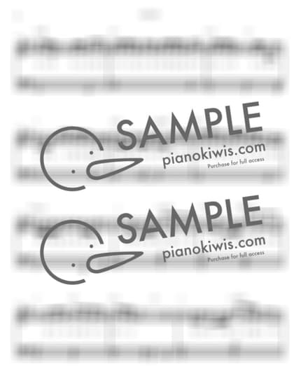 Score > Coming Of Age Story / Easy - LEE MU JIN by 건반자매 Sheet music image-1