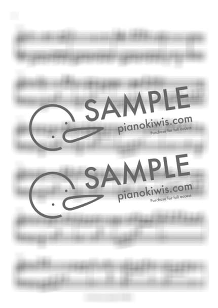 Score > ETERNAL SNOW / 주제곡 - Full Moon o Sagashite ED by 주키플리(jookiiply) Sheet music image-3