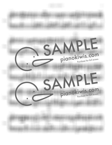 Score > 5 Lieder, Op. 49 No. 4 'Wiegenlied' - J. Brahms by 피아니스트 송근영 Pianist Keunyoung Song Sheet music image-2