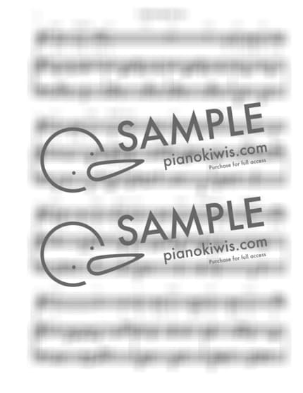 Score > The Haven of Rest '486장' / 3단악보 - G. D. Moore · Hymns by 나건반 Sheet music image-1