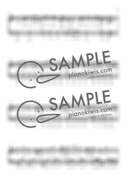 악보 > 카마도 탄지로의 노래 (竈門炭治郎のうた) / 중급 계이름 악보 - 시이나 고 · 귀멸의 칼날 OST by My Favorite Piano 악보 이미지-4