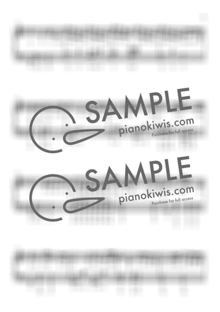 악보 > 카마도 탄지로의 노래 (竈門炭治郎のうた) / 중급 계이름 악보 - 시이나 고 · 귀멸의 칼날 OST by My Favorite Piano 악보 이미지-2