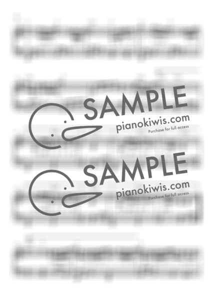 Score > Untitled, 2014 / 다장조 - G-DRAGON by 라니스코어 Sheet music image-1