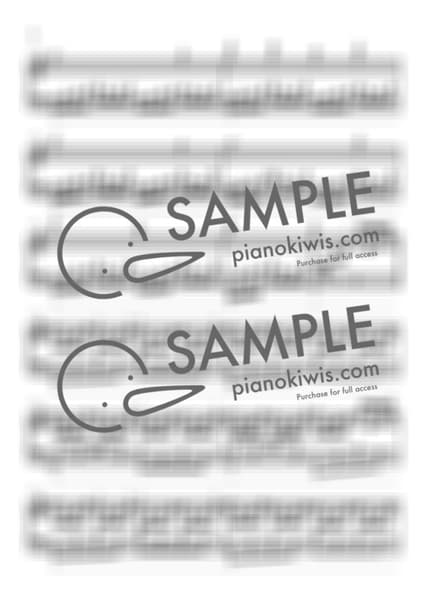 악보 > 로소우 (路小雨) / 중급 - 주걸륜 · 말할 수 없는 비밀 OST by 피아노키위즈 악보 이미지-1