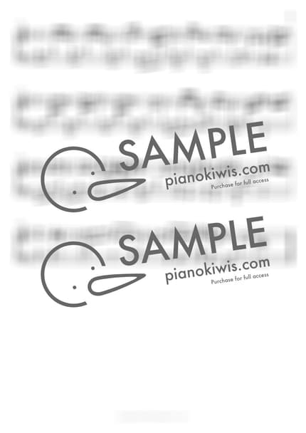 악보 > 가끔은 옛날 이야기를 (時には昔の話を) - 카토 토키코 · 붉은 돼지 OST by 피아노키위즈 악보 이미지-2