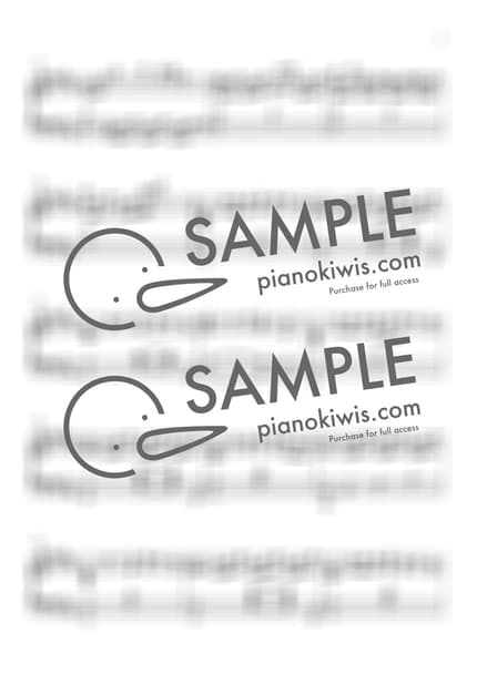 악보 > Sparkle / 어려운 악보 - RADWIMPS · 너의 이름은 OST by 피아노키위즈 악보 이미지-2