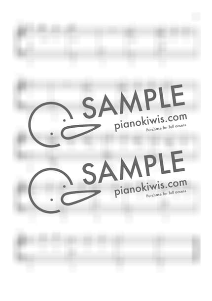 楽譜 > 人生のメリーゴーランド / 初級 - 久石 譲 · ハウルの動く城 by 더블유피아노doubleupiano 楽譜画像-2