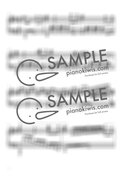 악보 > 생일 축하 합니다 (Happy Birthday To You) / 고급 악보 - Mildred J. Hill, Patty Hill by My Favorite Piano 악보 이미지-1