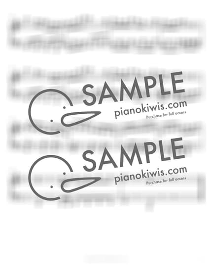 악보 > 벼랑 위의 포뇨 (崖の上のポニョ) - 히사이시 조 · 벼랑 위의 포뇨 OST by 피아노키위즈 악보 이미지-3