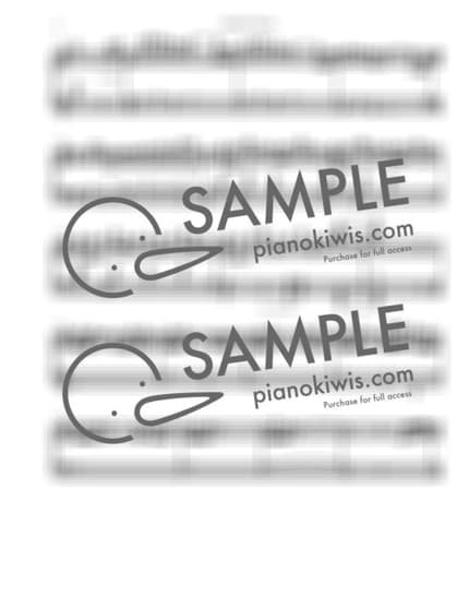 악보 > 미츠하 테마 (三葉のテーマ) / 잔잔한 편곡 Ver. - RADWIMPS · 너의 이름은 OST by Aost 악보 이미지-1