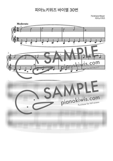 Score > Beyer No.30 - F. Beyer by PianoKiwis Sheet music image-0