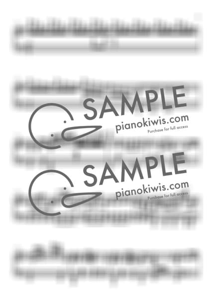 악보 > 카마도 탄지로의 노래 (竈門炭治郎のうた) / 어려운 고급 악보 - 시이나 고 · 귀멸의 칼날 OST by My Favorite Piano 악보 이미지-2