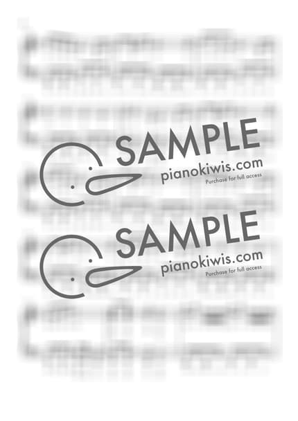 악보 > 천본앵 (千本桜) / 계이름 악보 - 하츠네 미쿠 by 더블유피아노doubleupiano 악보 이미지-3