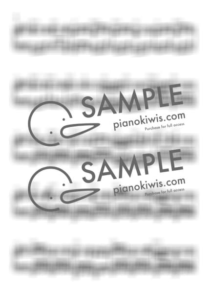 악보 > 시간을 넘어서 (時を超えて) / 고급 악보 - 지금, 만나러 갑니다 OST by My Favorite Piano 악보 이미지-1