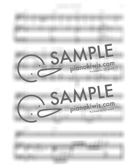 악보 > 그 어린 주 예수 '108장' / 3단악보 - C. H. Gabriel · 찬송가 by 나건반 악보 이미지-4