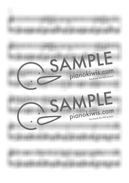 악보 > 당신의 연인이 되고 싶어 (貴方の恋人になりたい) / 초급 - 초큐메이 by 피아노키위즈 악보 이미지-1