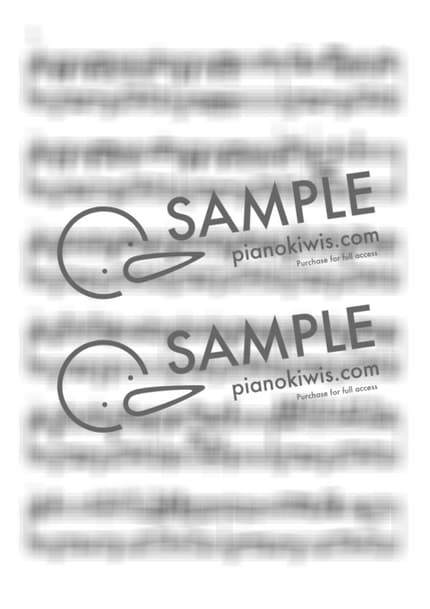 악보 > 젓가락 행진곡 (보사노바 버전) / 고급 - 앨런 (E. Allen), 피아노키위즈 by 피아노키위즈 악보 이미지-1