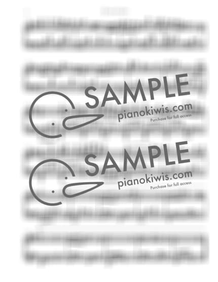 악보 > 꽃이 피고 지듯이 / 편곡 Ver. - 조승우 · 사도 OST by Aost 악보 이미지-1