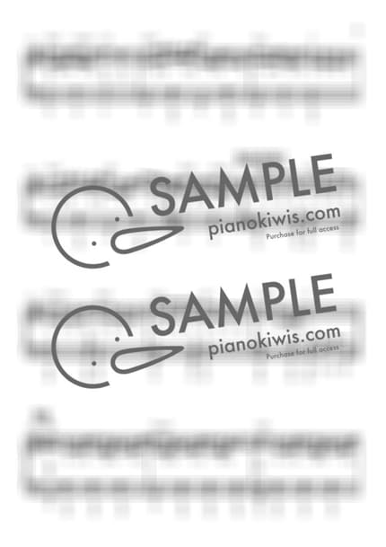 Score > Kawaranai Mono / Intermediate - Oku Hanako · The Girl Who Leapt Through Time OST by My Favorite Piano Sheet music image-2