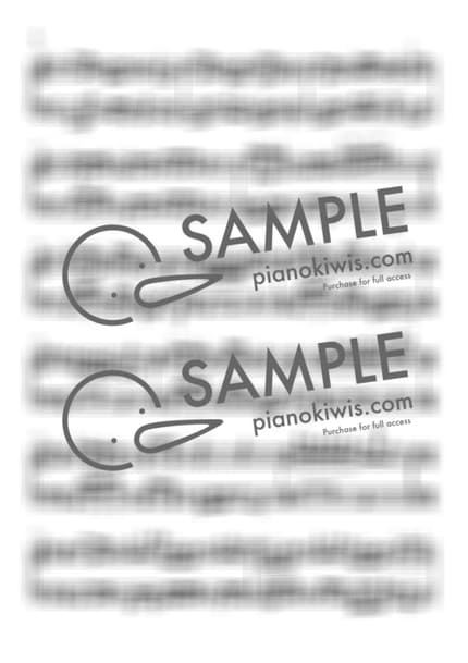 Score > Hungarian Dance No.5 (Latin Ver.) / Intermediate - J. Brahms, PianoKiwis by PianoKiwis Sheet music image-1