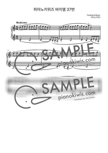 Score > Beyer No.37 - F. Beyer by PianoKiwis Sheet music image-0