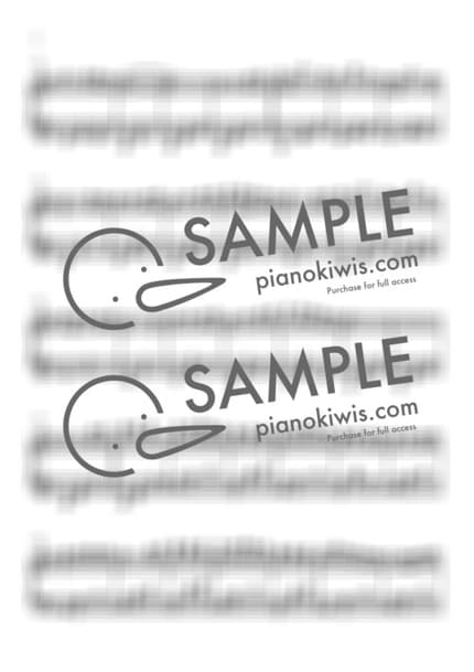 악보 > 언제나 몇 번이라도 (いつも何度でも) / 중급 악보 - 기무라 유미 · 센과 치히로의 행방불명 OST by 피아노키위즈 악보 이미지-1