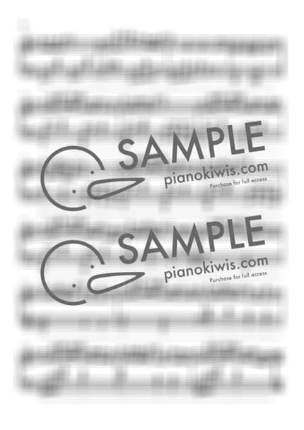 Score > Kawaranai Mono / Intermediate - Oku Hanako · The Girl Who Leapt Through Time OST by PianoKiwis Sheet music image-1