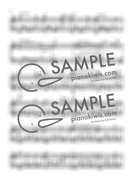 악보 > 세계의 약속 (世界の約束) / 중급 악보 - 기무라 유미 · 하울의 움직이는 성 by My Favorite Piano 악보 이미지-3