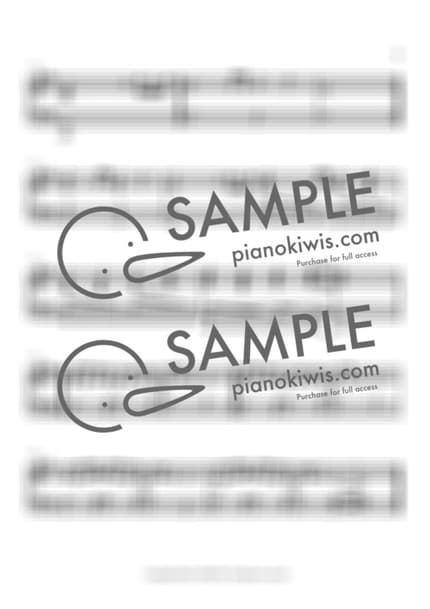 Score > Nikki No Naka No Koibito Tachi - Seiji Kameda · Even If This Love Disappears from the World Tonight OST by 오늘피아노 Sheet music image-4